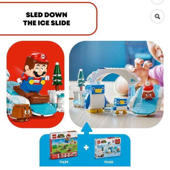 LEGO Super Mario Penguin Family Snow Adventure Expansion Set - Picture 5 of 10